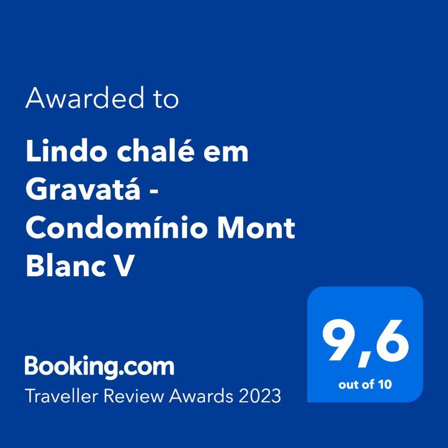 Lindo Chale Em Gravata - Condominio Mont Blanc V Экстерьер фото